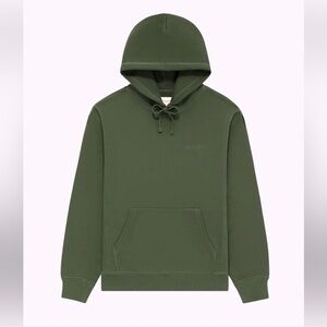 Classic Olive Green Pullover Hoodie - Men's Sweatshirt